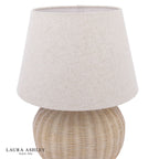 Laura Ashley Fernhill Large Table Lamp Matt Cream With Shade