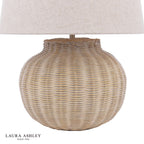 Laura Ashley Fernhill Large Table Lamp Matt Cream With Shade