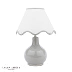 Laura Ashley Bramhope Table Lamp Grey Ceramic With Shade