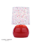 Laura Ashley Knowlton Table Lamp Pink Ceramic With Shade