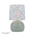 Laura Ashley Sherston Table Lamp Blue Ceramic With Shade