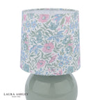Laura Ashley Sherston Table Lamp Blue Ceramic With Shade