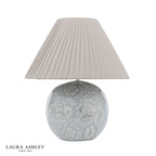 Laura Ashley Montford Table Lamp Blue Ceramic With Shade