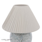 Laura Ashley Montford Table Lamp Blue Ceramic With Shade