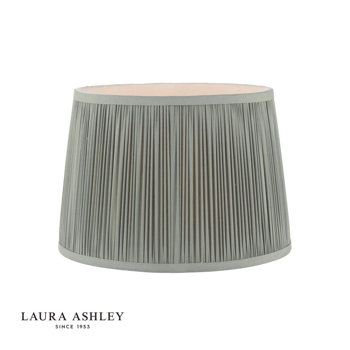 Laura Ashley Hemsley Green 100% Silk Empire Shade 25cm/10 inch