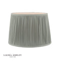 Laura Ashley Hemsley Green 100% Silk Tapered Drum Shade 30cm/12 inch