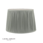 Laura Ashley Hemsley Green 100% Silk Tapered Drum Shade 30cm/12 inch