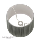 Laura Ashley Hemsley Green 100% Silk Tapered Drum Shade 30cm/12 inch