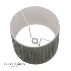 Laura Ashley Hemsley Green 100% Silk Tapered Drum Shade 40cm/16 inch