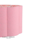 Laura Ashley Loveston Pink Cotton Scalloped Shade 38cm