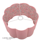 Laura Ashley Loveston Pink Cotton Scalloped Shade 38cm