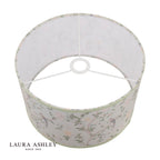 Laura Ashley Summer Palace Eau De Nil Green Cotton Drum Shade 38cm