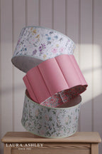 Laura Ashley Summer Palace Eau De Nil Green Cotton Drum Shade 38cm