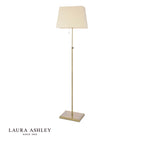Laura Ashley Bartley Floor Lamp Antique Brass With Shade