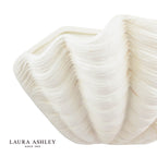 Laura Ashley Shell Wall Washer White Ceramic