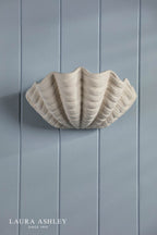 Laura Ashley Shell Wall Washer White Ceramic