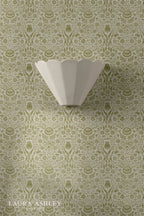 Laura Ashley Scallop Wall Washer White Ceramic