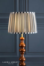 Laura Ashley Denwick Blue Cotton Tapered Drum Shade 30cm/12 inch