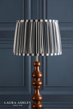Laura Ashley Denwick Blue Cotton Tapered Drum Shade 30cm/12 inch