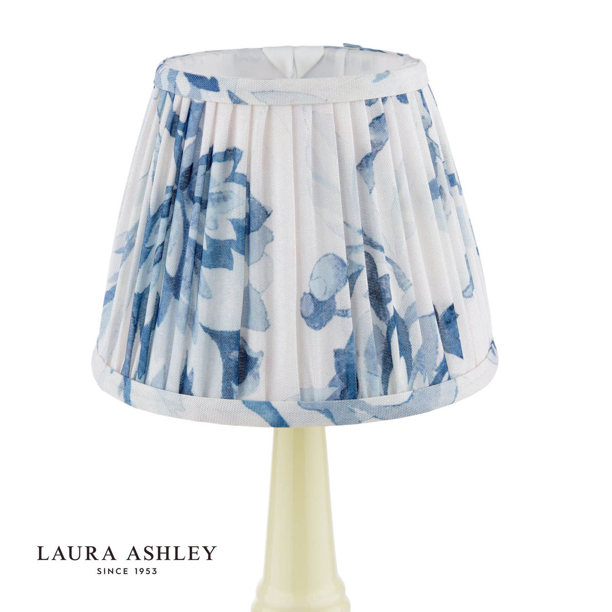 Laura Ashley Adwick Twin Pack Table Lamp Cream Ceramic With Shade