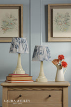 Laura Ashley Adwick Twin Pack Table Lamp Cream Ceramic With Shade