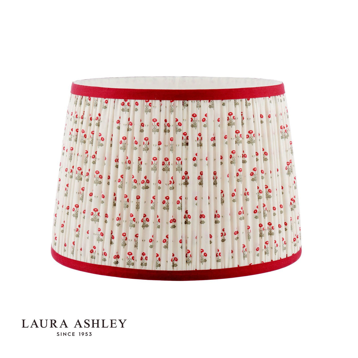 Laura Ashley Harthill Daisies Cream Cotton Tapered Drum Shade 30cm/12 inch