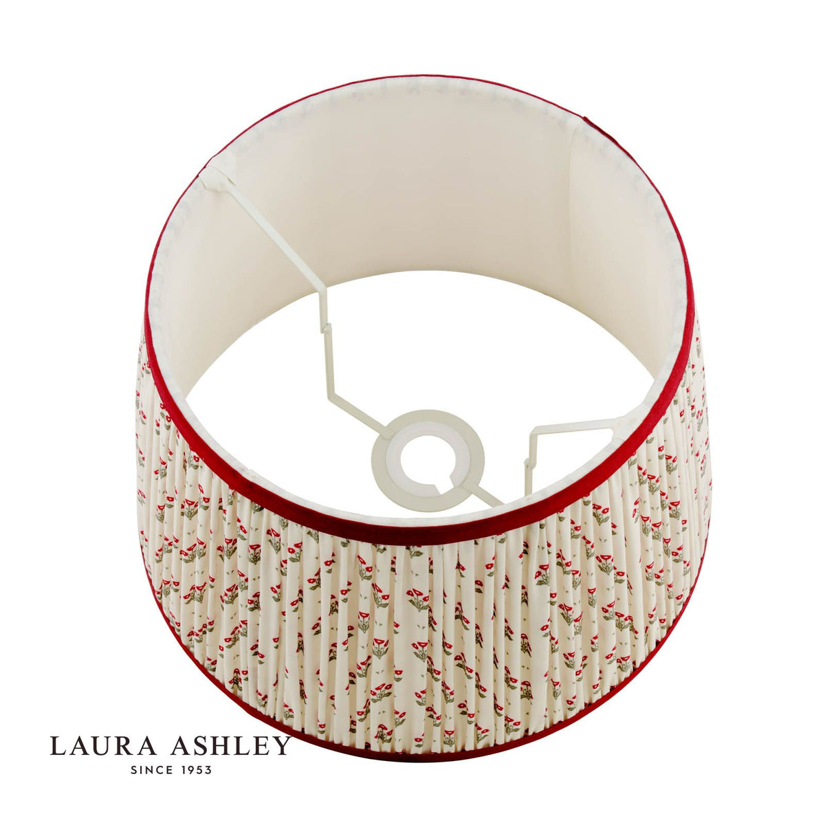 Laura Ashley Harthill Daisies Cream Cotton Tapered Drum Shade 30cm/12 inch