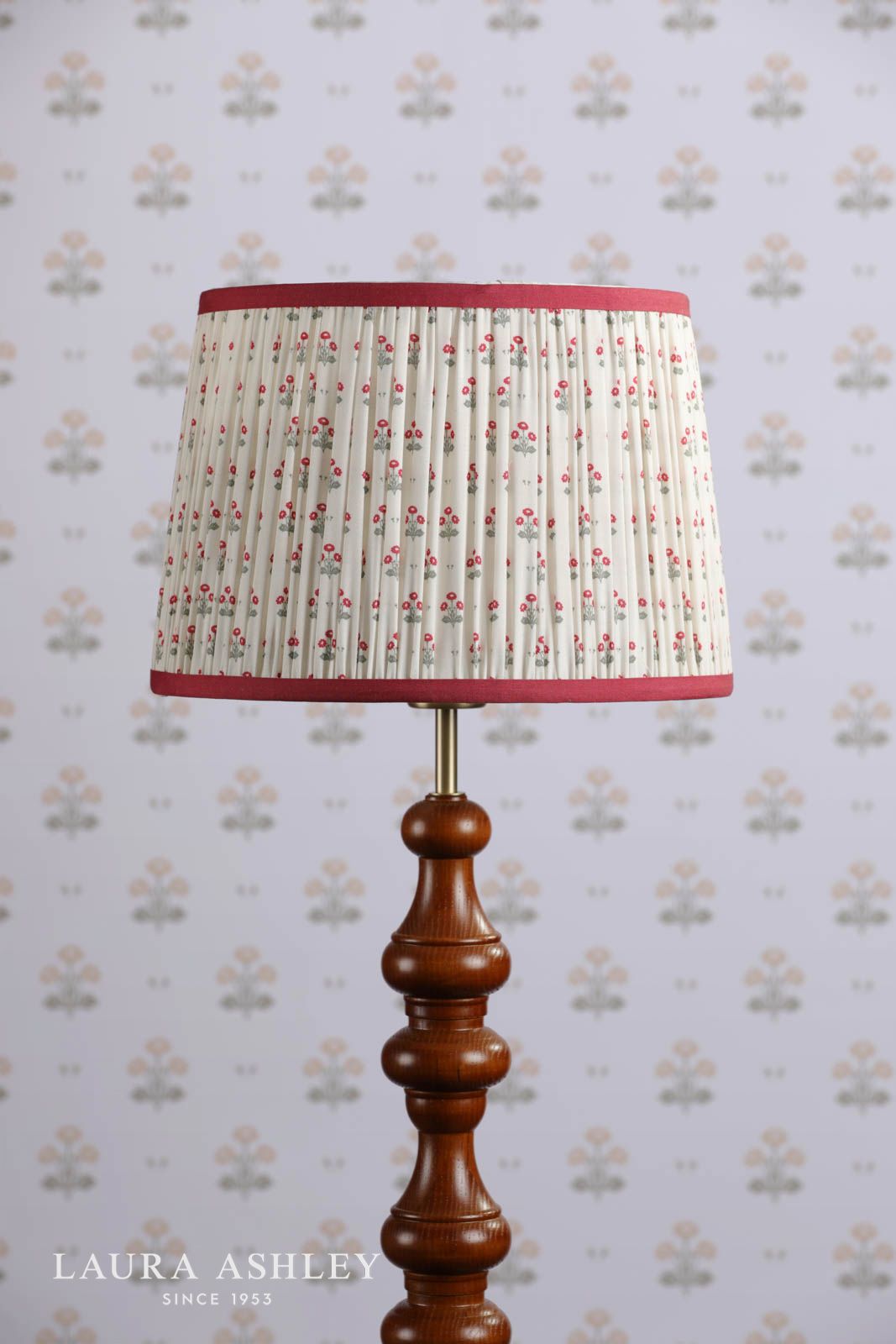 Laura Ashley Harthill Daisies Cream Cotton Tapered Drum Shade 30cm/12 inch