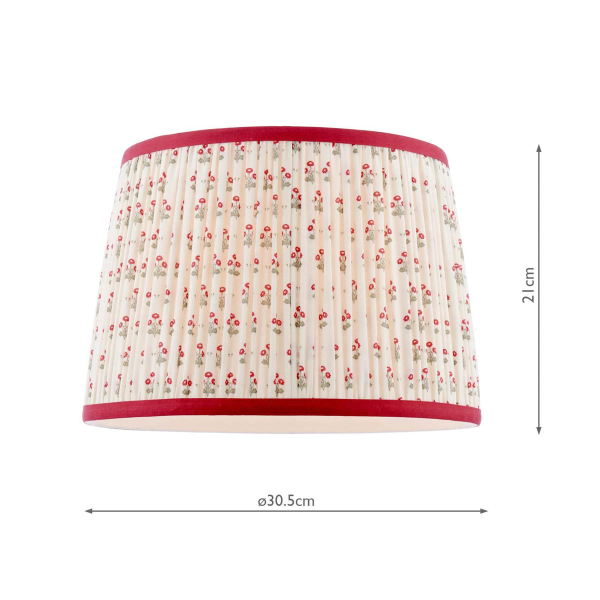 Laura Ashley Harthill Daisies Cream Cotton Tapered Drum Shade 30cm/12 inch