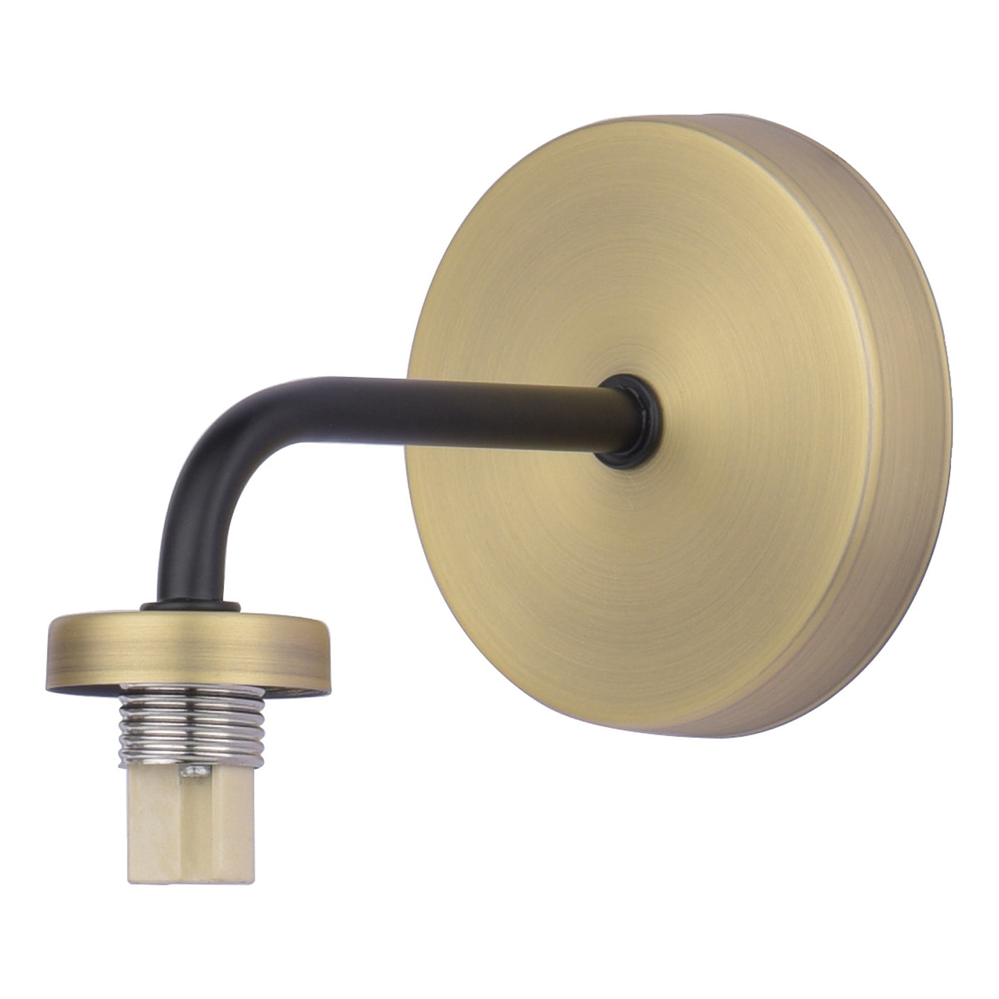 Lainey Wall Light Matt Black and Antique Brass Bracket Only