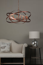 Lava Dual Light Table Lamps Polished Nickel Volcanic Glass With Shade