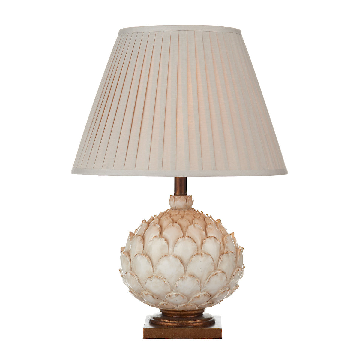 Layer Large Table Lamps Cream With Shade