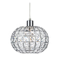 Letitia Non Elec Pendant Polished Chrome Crystal