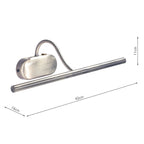 Litho Picture Light Satin Chrome