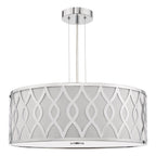 Locryn 4 Light Pendant Polished Chrome and Ivory