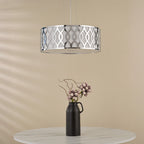 Locryn 4 Light Pendant Polished Chrome and Ivory