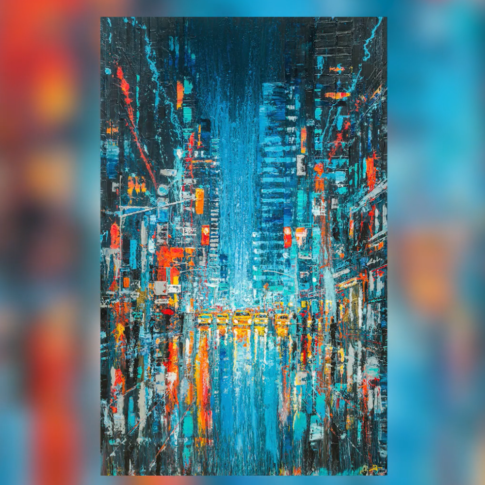 Paul Kenton Megalopolis 152.4cm x 243.8cm