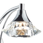 Luther Wall Light Polished Chrome Crystal