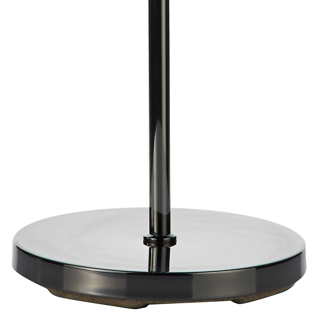 Luther 3 Light Floor Lamps Black Chrome Crystal