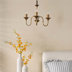 Lydian 3 Light Pendant Antique Bronze Fitting Only