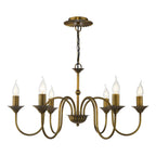 Lydian 6 Light Pendant Antique Bronze Fitting Only
