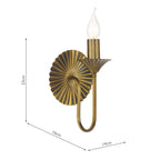 Lydian Wall Light Antique Bronze Bracket Only