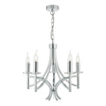 Lyon 5lt Pendant Polished Chrome & Crystal