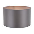 Lyris Grey Cotton Drum Shade 35cm