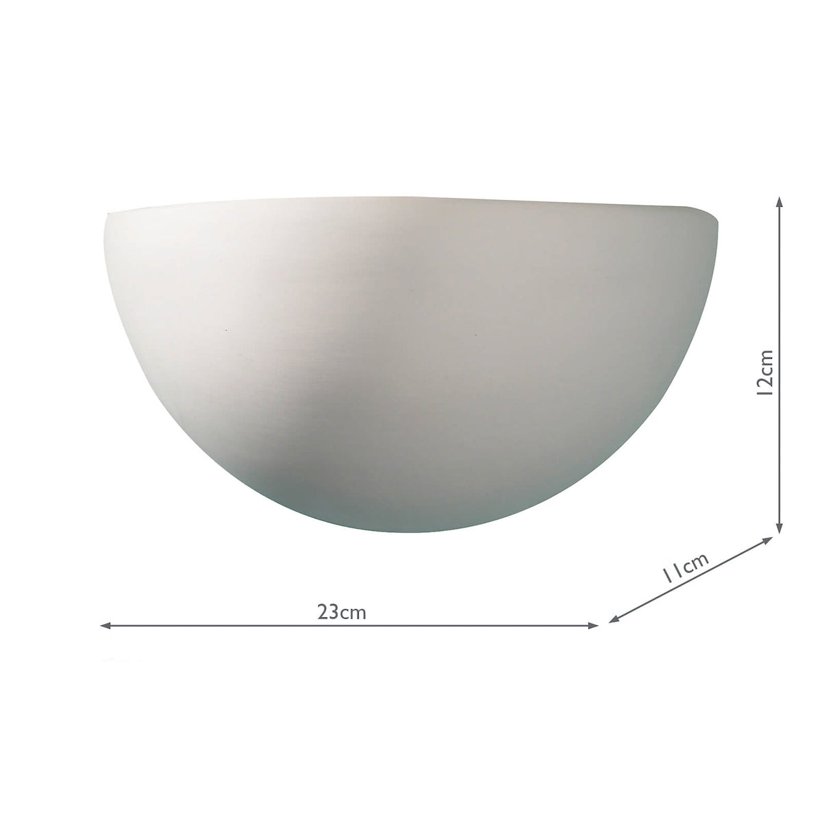 Marino Wall Washer Unglazed