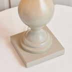 Marsham Taupe Table Lamp with Linen Shade & Inline Switch