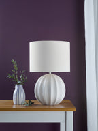 Mavis Ceramic Table Lamp Cream With Shade