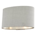 Melody Wall Light With Oval Grey Shade