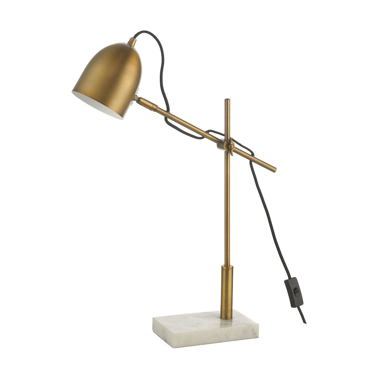 Mendal Task Lamp Bronze & Marble