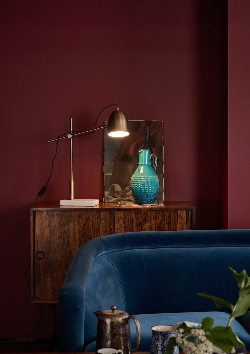 Mendal Task Lamp Bronze & Marble